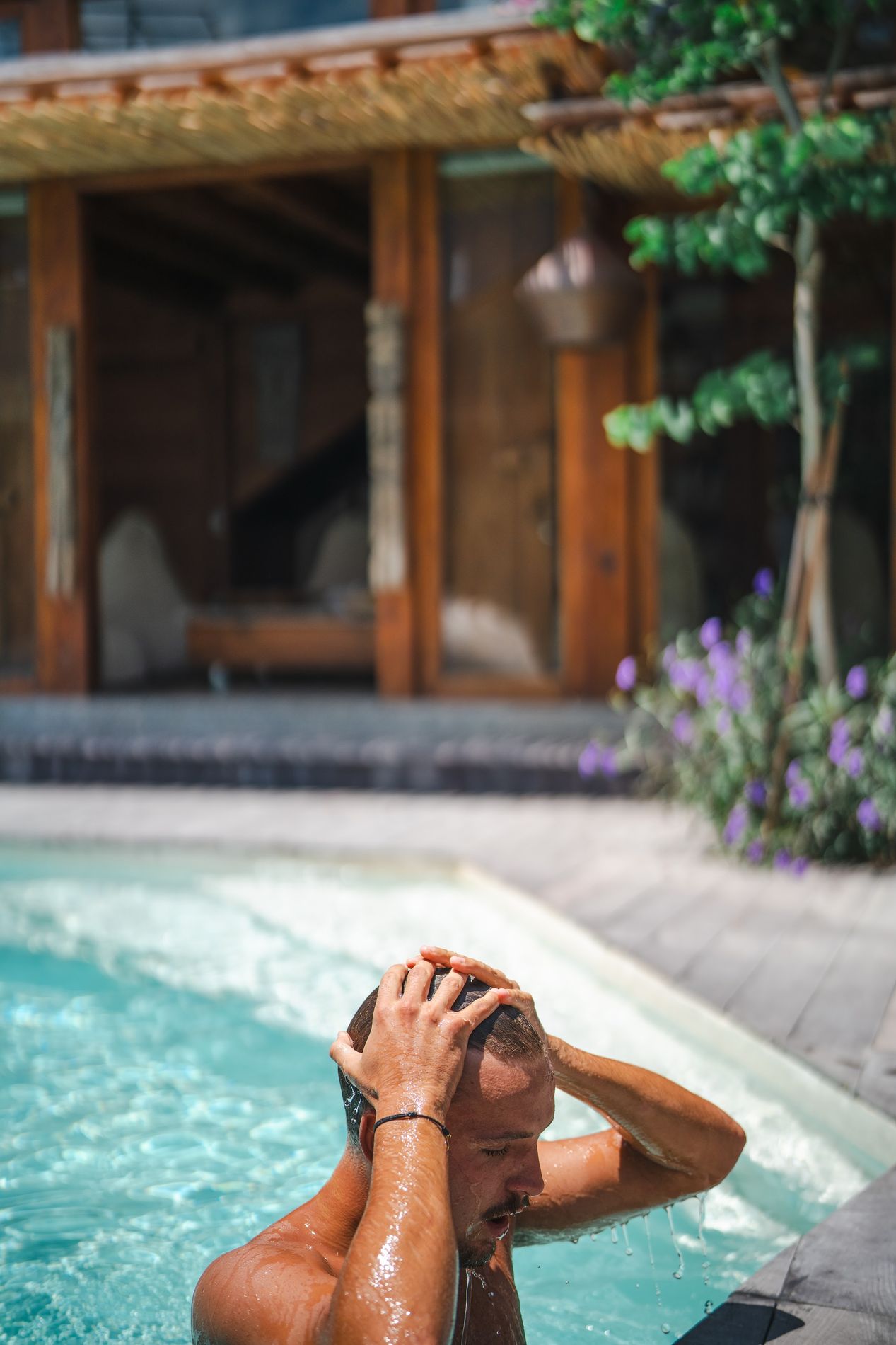 A swim in the afternoon
